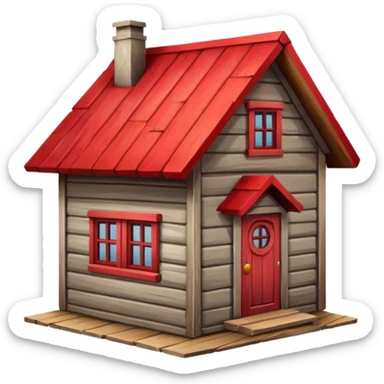 casa pequeña sticker