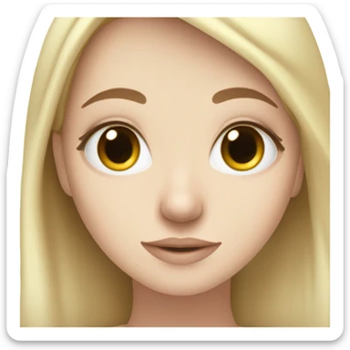 white girl cleaning her face sticker