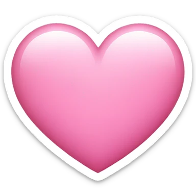 pink heart sticker