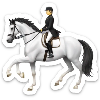 Dressage horse  sticker