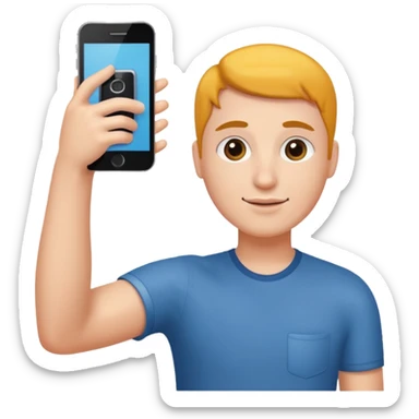 arm holding a phone like a selfie sticker