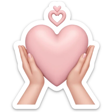 Corazón con las manos como éstas🖐️ sticker