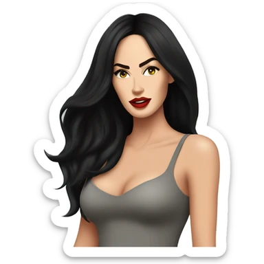 megan fox sticker