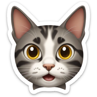 Surprised Cat sticker
