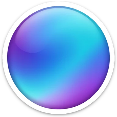 Purple turquoise instagram sticker