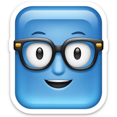 blue geek bar sticker