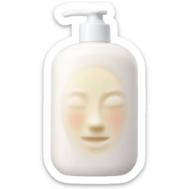 aesthetic body lotion sticker