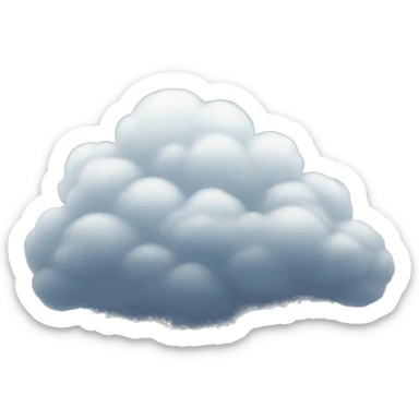 Cloudy sky sticker
