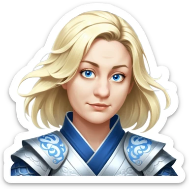 Moonlit Samurai sticker