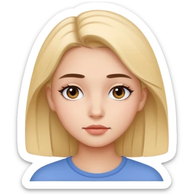 İt should give clean girl vibe it should be an emoji not a peope sticker