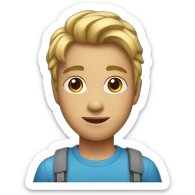 Un adolescent sticker