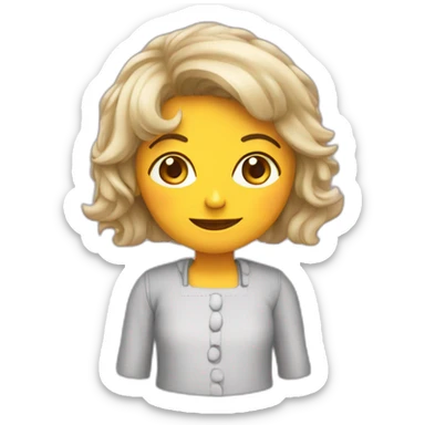 Maman qui tape avec claquettes sticker