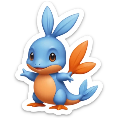 Mudkip (full body) sticker
