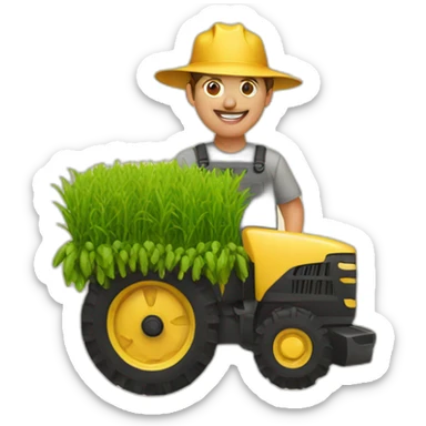 Agriculture sticker