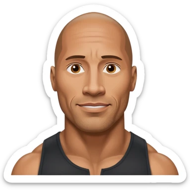 dwayne the rock johnson sticker