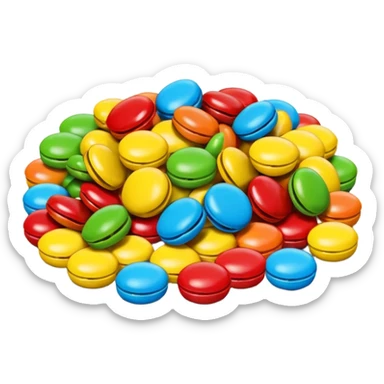 m&m sticker