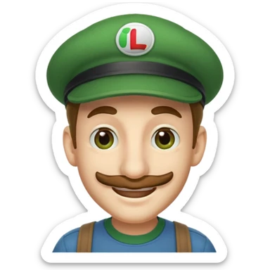 luigi sticker
