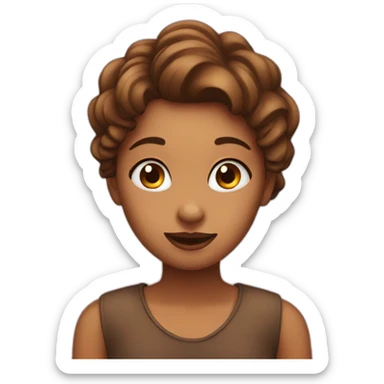 girl kidding prach sticker