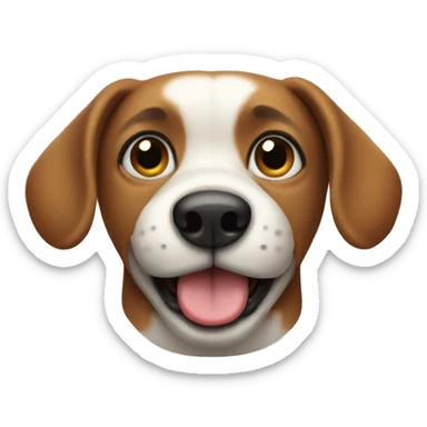 Left pocket dog  sticker