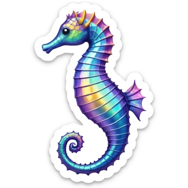 Seahorse sticker
