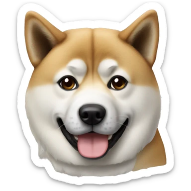 Akita dog sticker