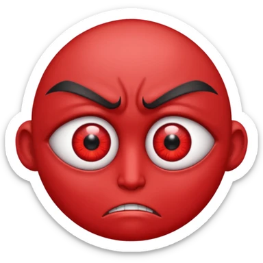 Sukuna jujutsu kaisen eye on face  sticker