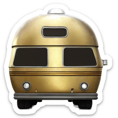  Side view 1973 Winnebago motor home C-3PO tarnished from space sticker