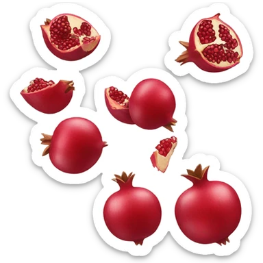  open pomegranate emoji sticker