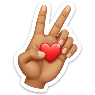 Flip verticle this emoji 🫰 sticker