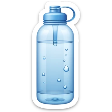 Water bottle sticker
