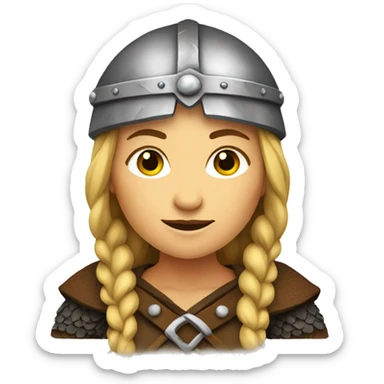 Viking woman sticker
