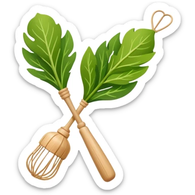 sauna birch venik whisk sticker