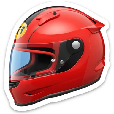 f1 helmet from side sticker