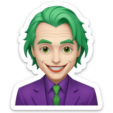 Joker Villain sticker