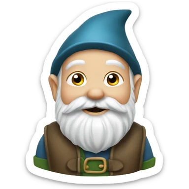 Garden gnome sticker