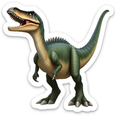 realistic spinosaurus sticker