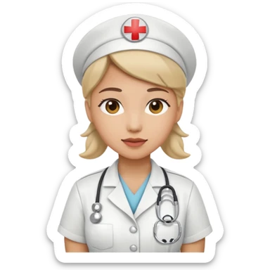 now a want a nurse sticker
