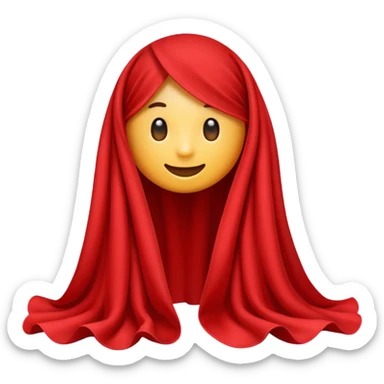 red or burgundy sticker