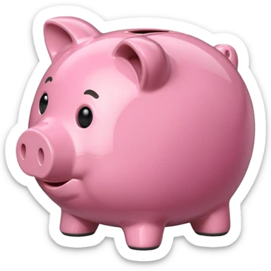 Piggy bank sticker