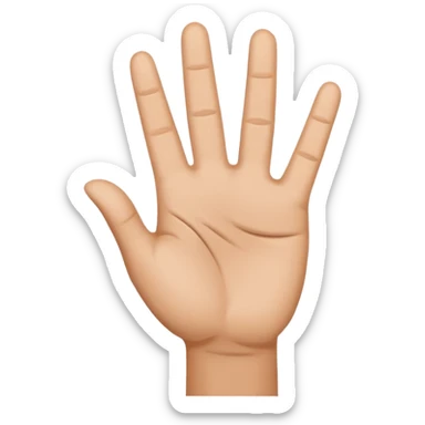 Yvl hand sign sticker