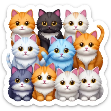 Gatos sticker