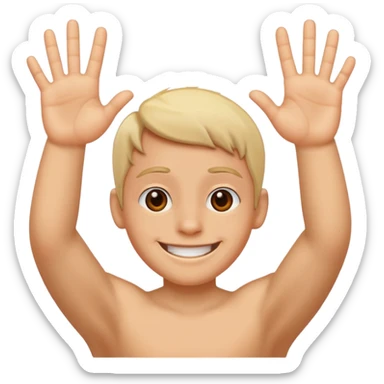 the SIX SEVEN hand things sticker