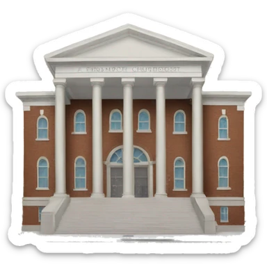 A COURTHOUSE sticker