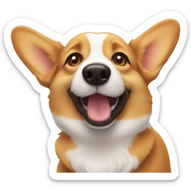 Corgi sticker