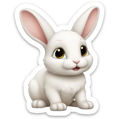 Baby rabbit  sticker