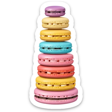 Macaron Tower sticker