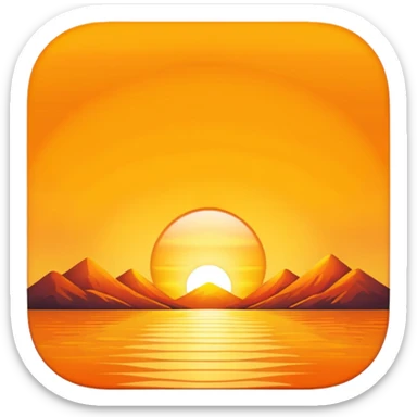 sunrise sticker