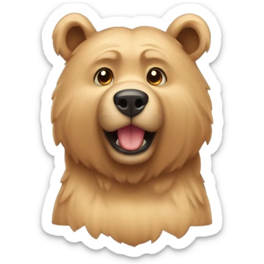 🐻➕🦜➕🐶➕🐶➕🦁🟰❤️ sticker