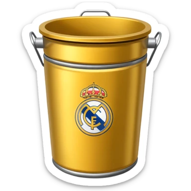 Real Madrid poubelle sticker