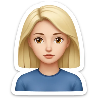 Une femme qui se doute sticker